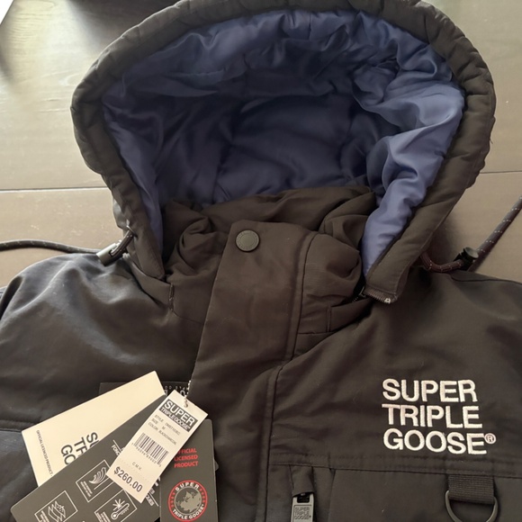 NEW Super Triple Goose Vegan Winter Jacket Size Medium - Picture 3 of 10